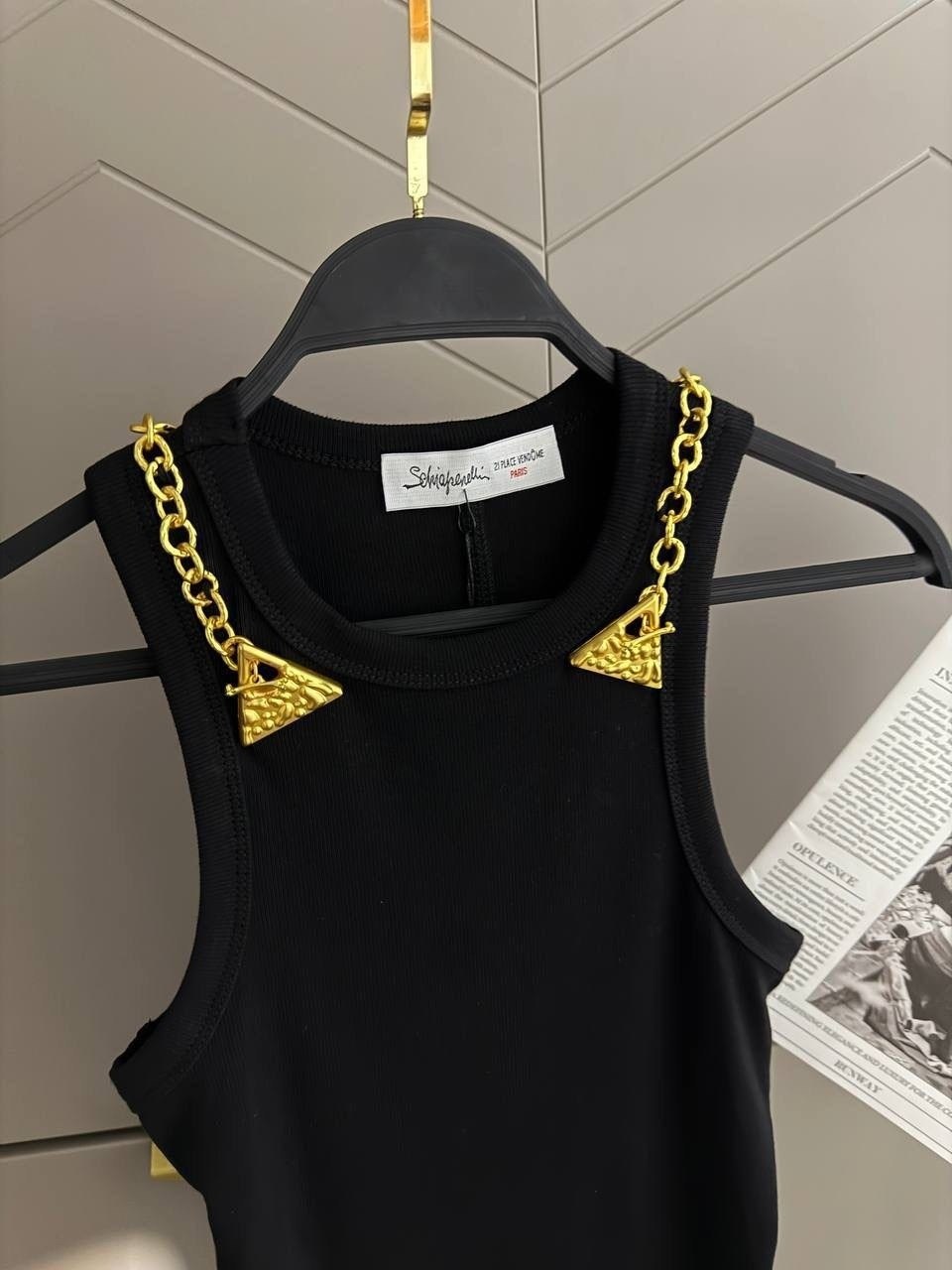 майка топы,женская майка,майка комплект,moschino платье с цепочным декором,платье с цепочным декором