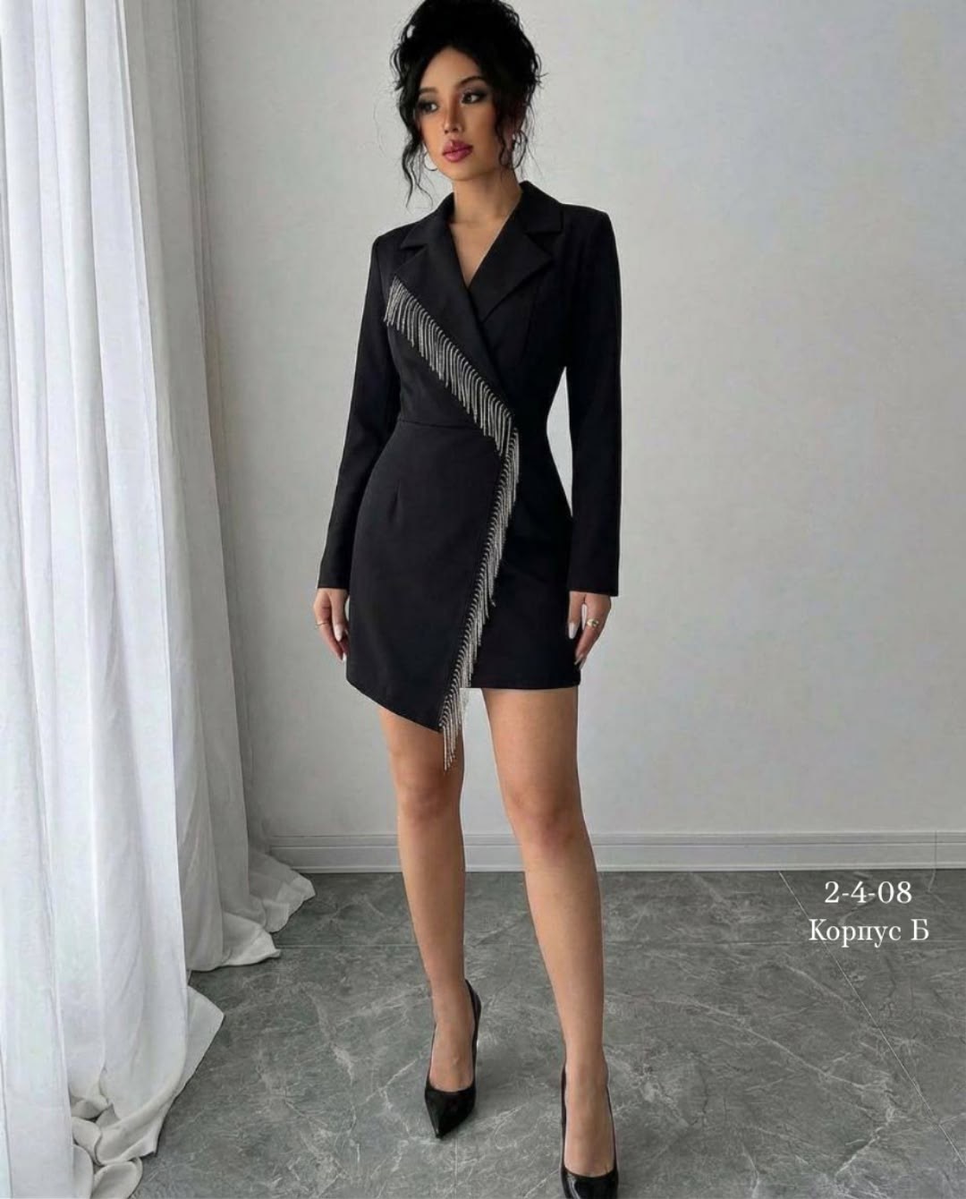 платье пиджак,платье пиджак с бахромой из страз,платье пиджак вечернее,платье пиджак с бахромой,платье женское