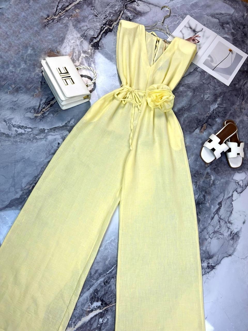 элегантные комбинезоны,брючный комбинезон,желтый комбинезон,женские комбинезоны,летние комбинезоны