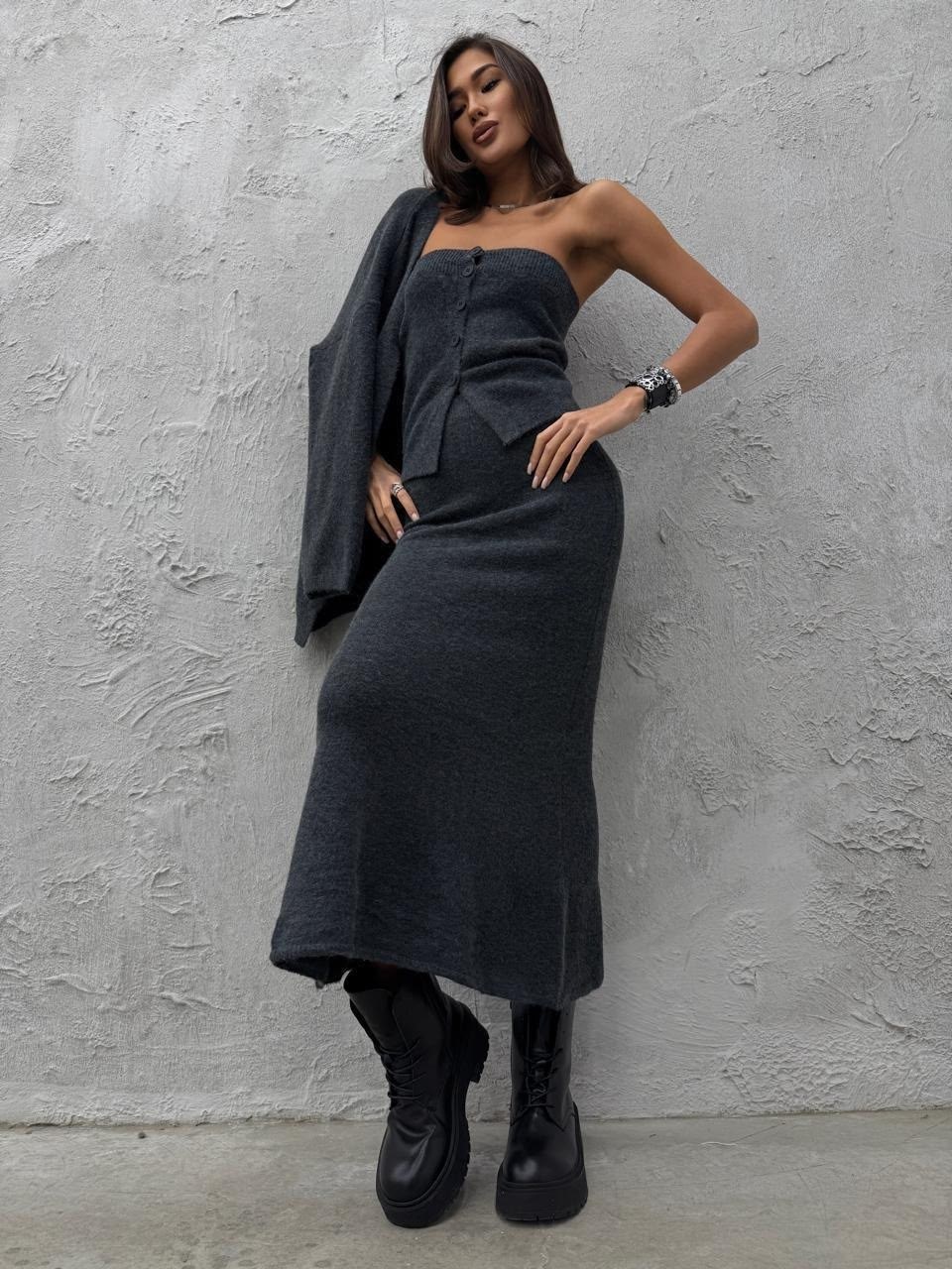 кардиган вязаное,платье кардиган,вязаное платье,трикотажное платье,серый кардиган