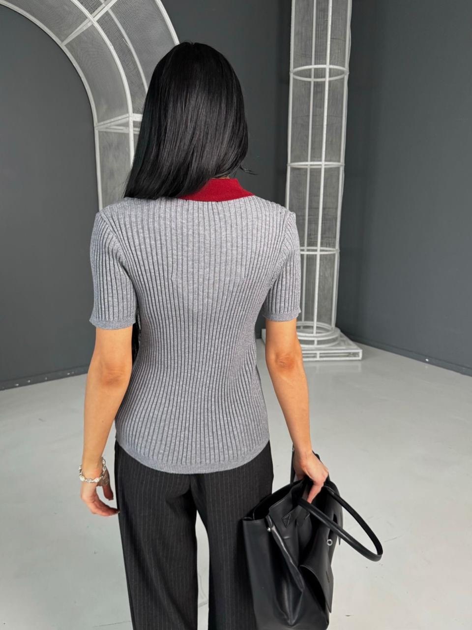 кофты поло,трикотажные костюмы,женская кофта,джемпер поло лапша