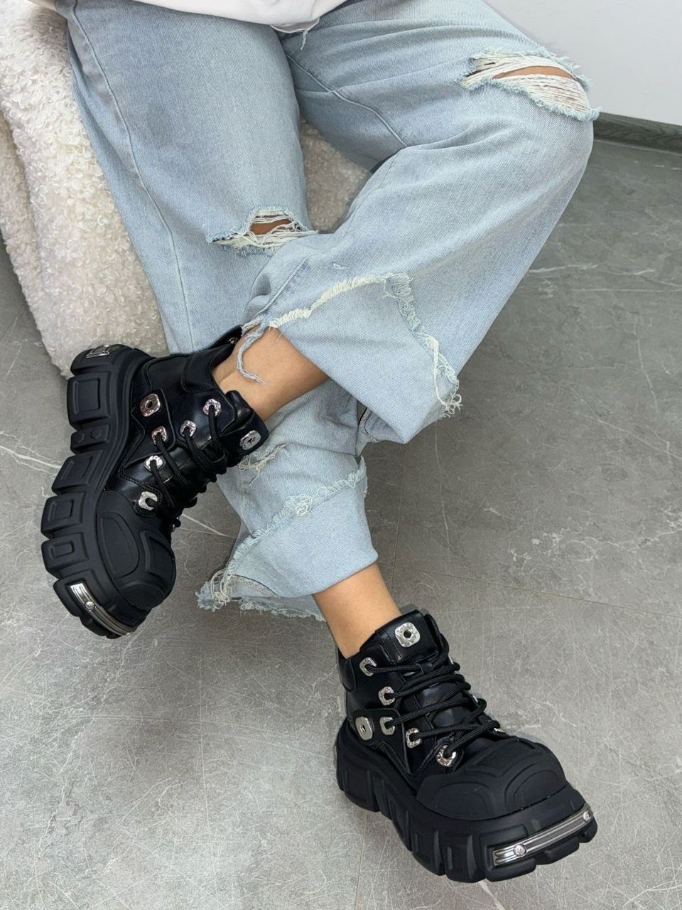 ботинки new rock массивные на высокой подошве,,массивные ботинки нью рок на высокой подошве, на платформе,ботинки нью рок