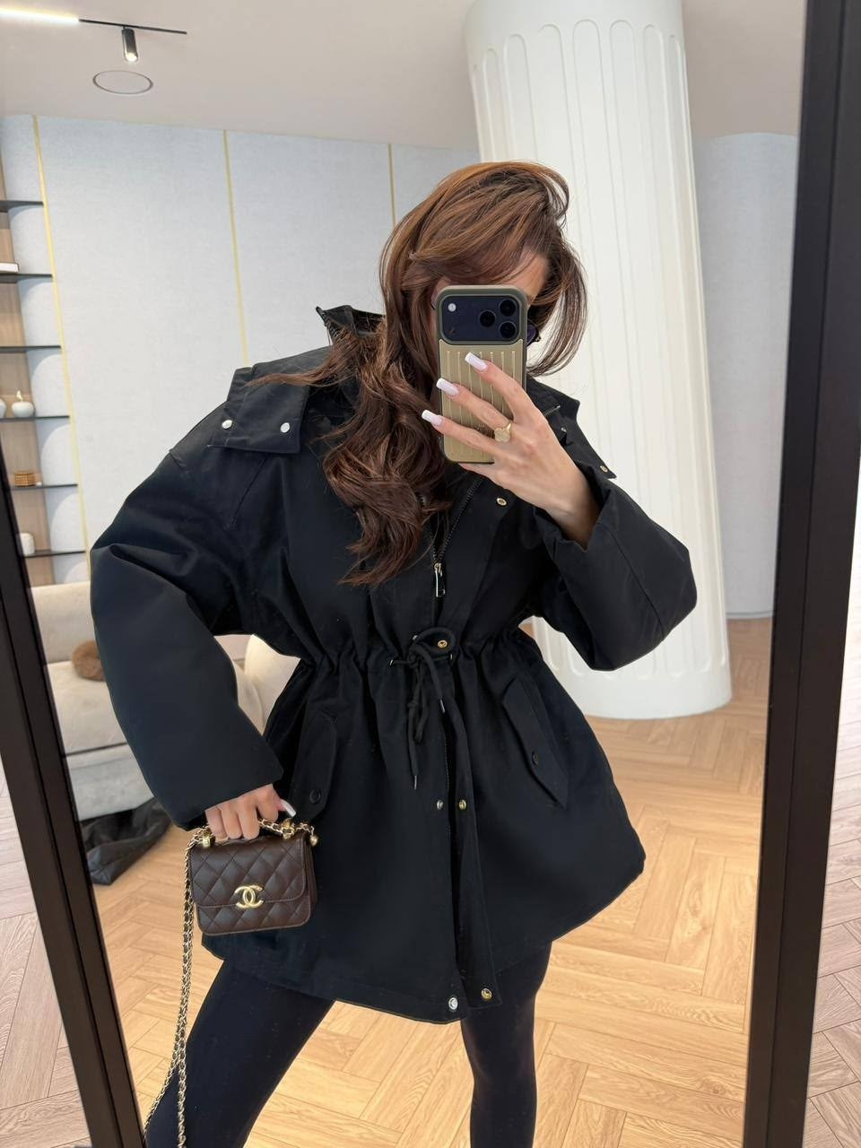 ветровка оверсайз с капюшоном,ветровка оверсайз с капюшоном tidian,ветровка удлиненная,ветровка стильная,женская куртка