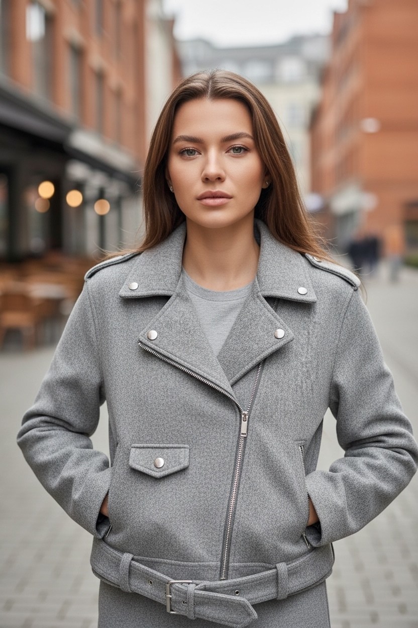 куртка из пальтовой ткани серая fly-style,женская куртка косуха из пальтовой ткани,куртка косуха шерстяная из пальтовой ткани оверсайз ladylin,куртка из пальтовой ткани,куртка косуха шерстяная из паль