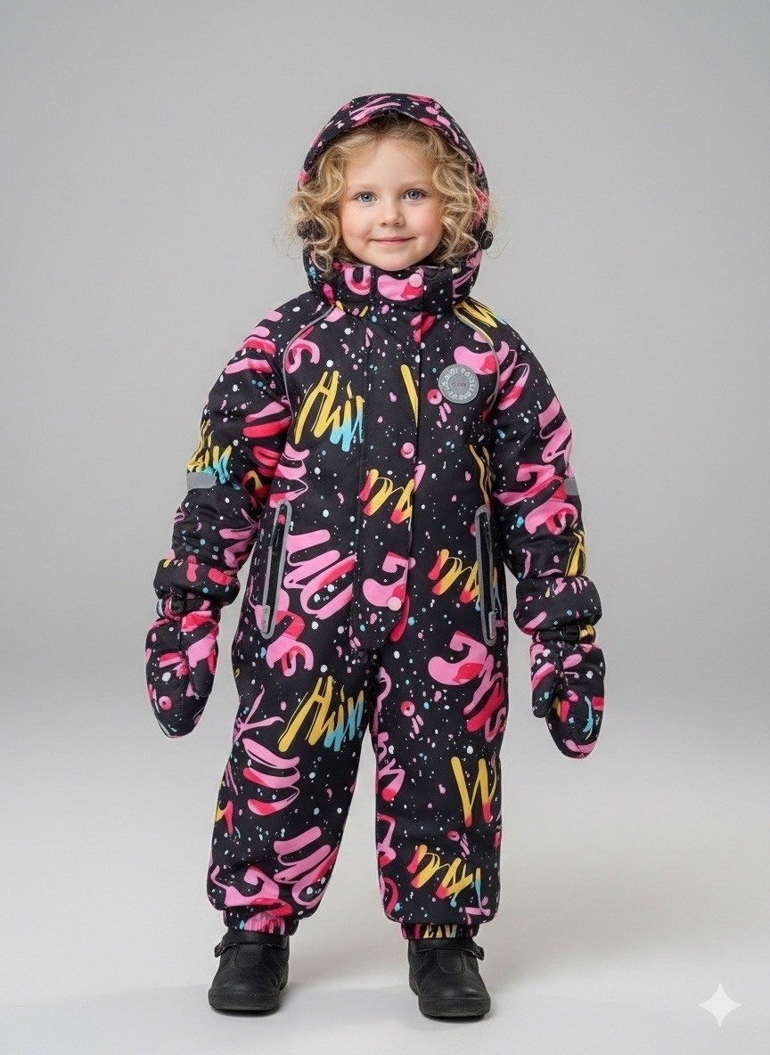 зимний комбинезон из мембранной ткани playtoday,комбинезон playtoday разноцветный,зимний комбинезон из мембранной ткани для девочки разноцветный,зимний мембранный комбинезон для девочки velikonemalo,з