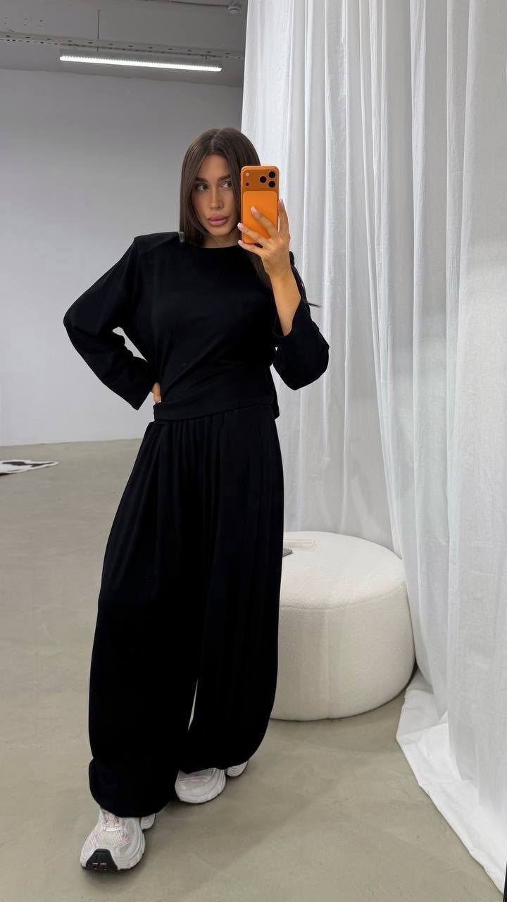 повседневный костюм,костюм для женщин,широкие брюки,костюмы женский,костюм