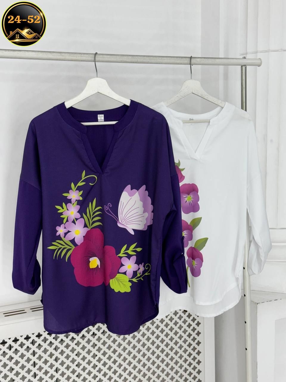 женская рубашка из хлопка и льна,женская кофта фиолетовая,рубашка женская,блузка модная,женская кофта