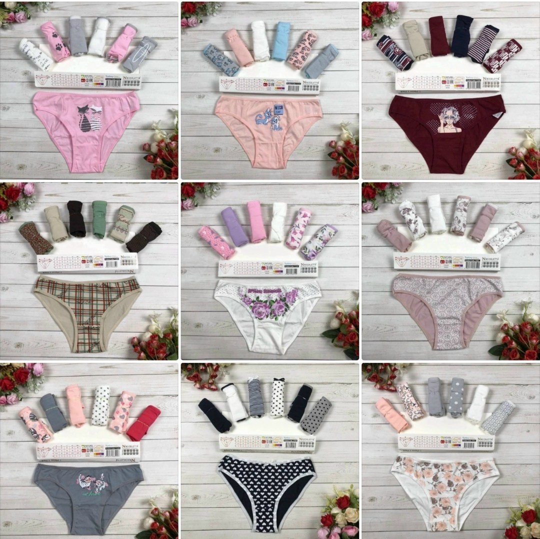 комплект трусов слипы nicoletta для женщин, 7 шт,комплект трусов слипы donella для женщин 5 шт,комплект трусов слипы dailuxian базовая 5 шт,трусы женские набор 7шт слипы nicoletta,комплект трусов слип