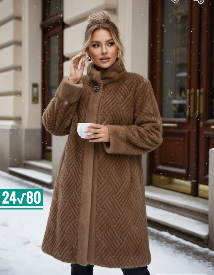 пальто женское,меховое пальто,женская шуба,шуба женская искусственная больших размеров модная экомех h'rose brand,пальто женское барашек