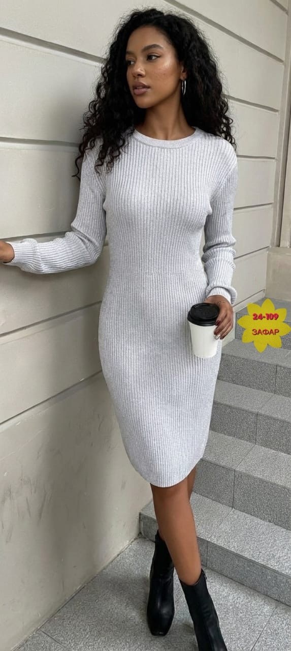 трикотажное платье,теплое вязаное платье,платье женское,платье,вязаное платье