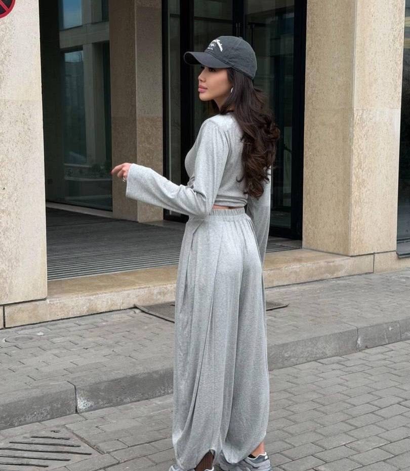 костюм с брюками,женский костюм с брюками,трикотажный костюм,широкие брюки