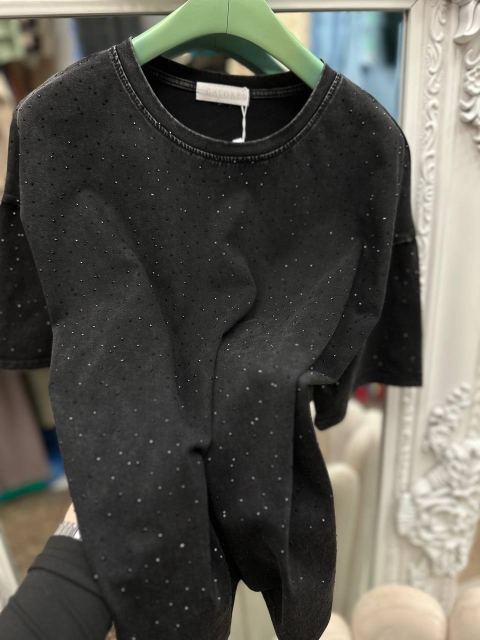 женская футболка,футболка оверсайз со стразам,футболка оверсайз,женская футболка оверсайз,футболка со стразами