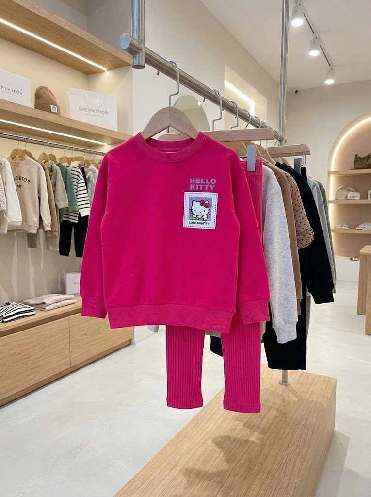 розовый свитшот oversize с принтом hello kitty для девочки,розовый свитшот с принтом hello kitty gloria jeans,кофта хелло китти,розовый свитшот с принтом hello kitty для девочки,кофта кити