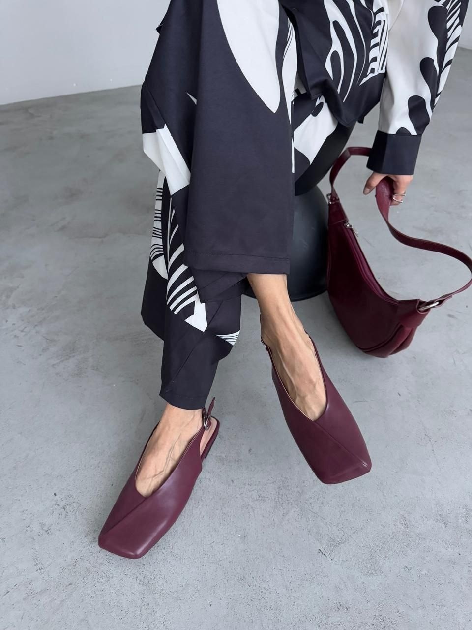 мюли на низком каблуке,туфли женские,туфли бордовые, женская,мюли женские