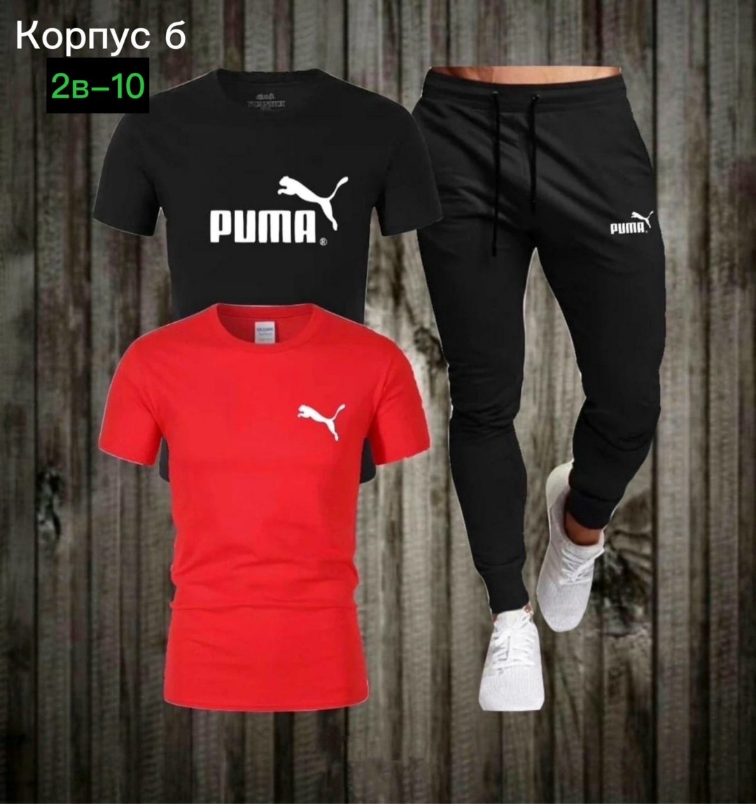 костюм спортивный мужской,спортивный костюм мужской puma,костюм мужской puma,футболка и штаны,костюм спортивный