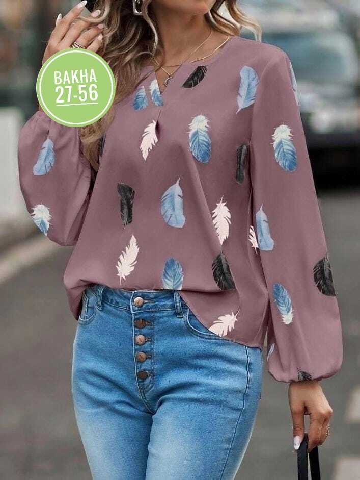 модные женские блузки,блузка женская с принтом,женские рубашки с принтом,блузка женская,блузка с перьями принт