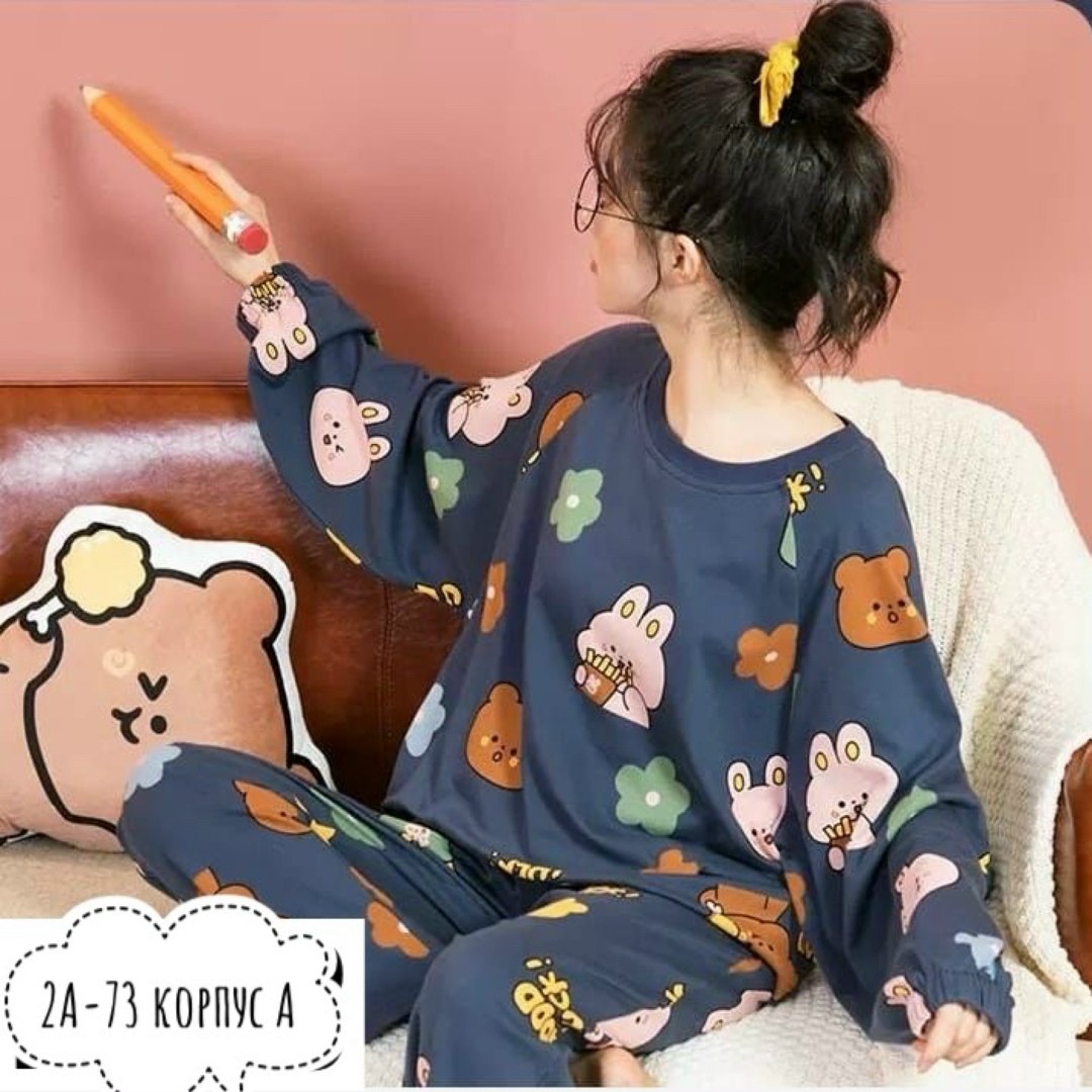 ткань для пижамы,пижама женская,пижама женская опт,пижама,пижама 848431 разноцветные