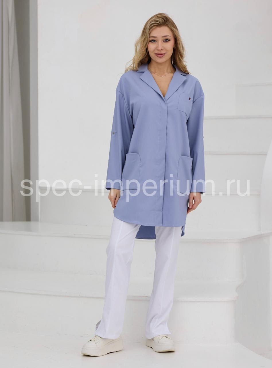 халат медицинский женский,медицинская рубашка удлиненная capriz,халат женский,женский медицинский костюм,одежда медицинская