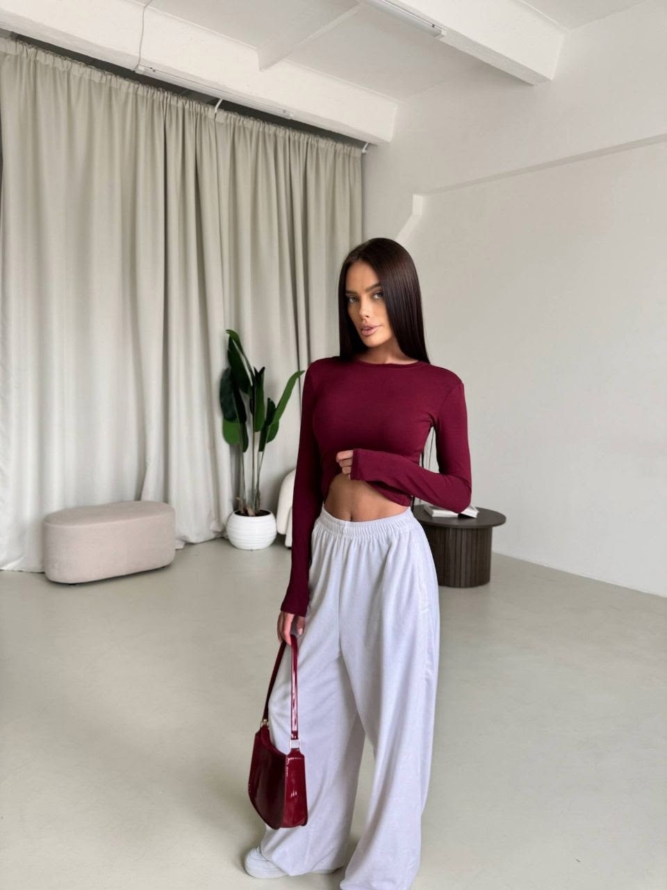 джинсы женские широкие с разрезами,джинсы,базовый лонгслив,базовый лонгслив женский