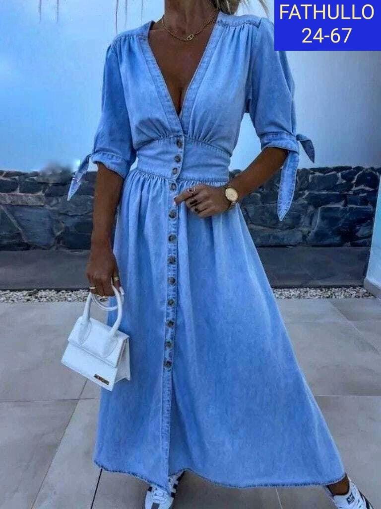 платье джинс,платье джинсовое женское,джинсовое платье,джинсовое платье сарафан миди style spark,длинное джинсовое платье