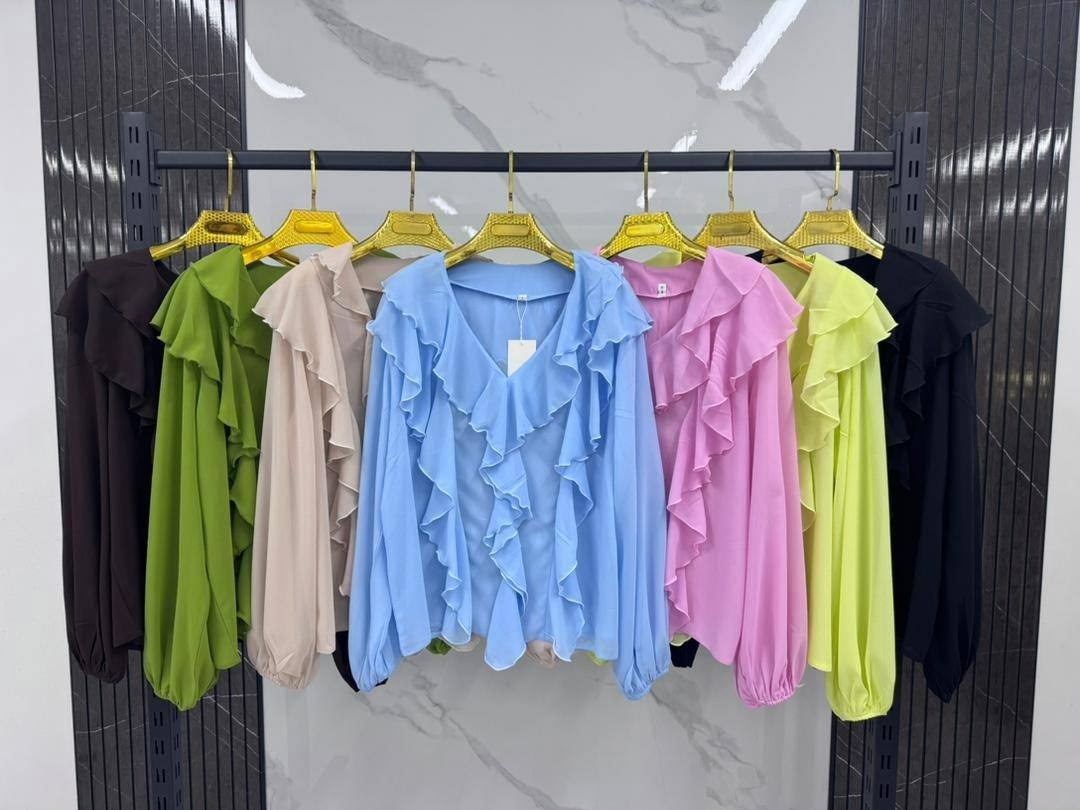 блуза с рюшами,блузка с оборками,женская блузка с рюшами,блузка с воланами и рюшами,женская блузка