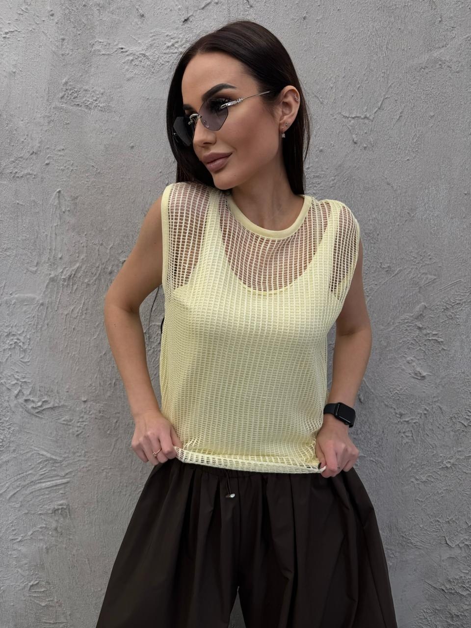 женская майка,джемпера женские,блузки,вязаная майка,женские топы