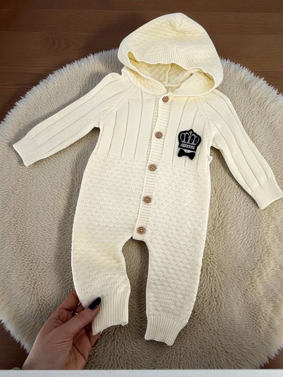 комбинезон детский вязаный,вязаный комбинезон для малыша,вязаный комбинезон детский с капюшоном,вязаный комплект для малыша,вязаный комбинезон с капюшоном