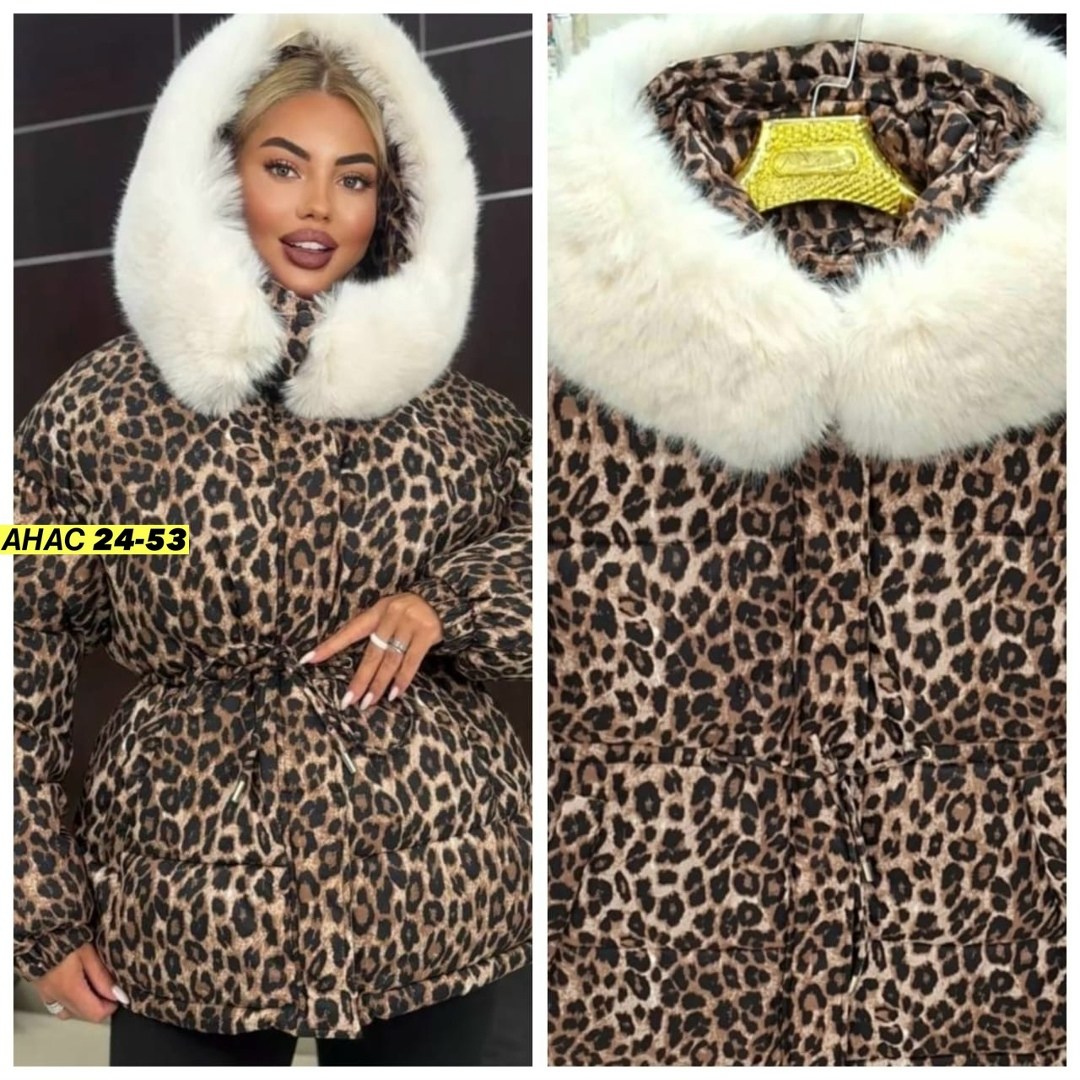 леопардовая куртка пуховик от бренда annymar,демисезонная куртка,зимняя женская куртка,женская куртка,зимняя куртка