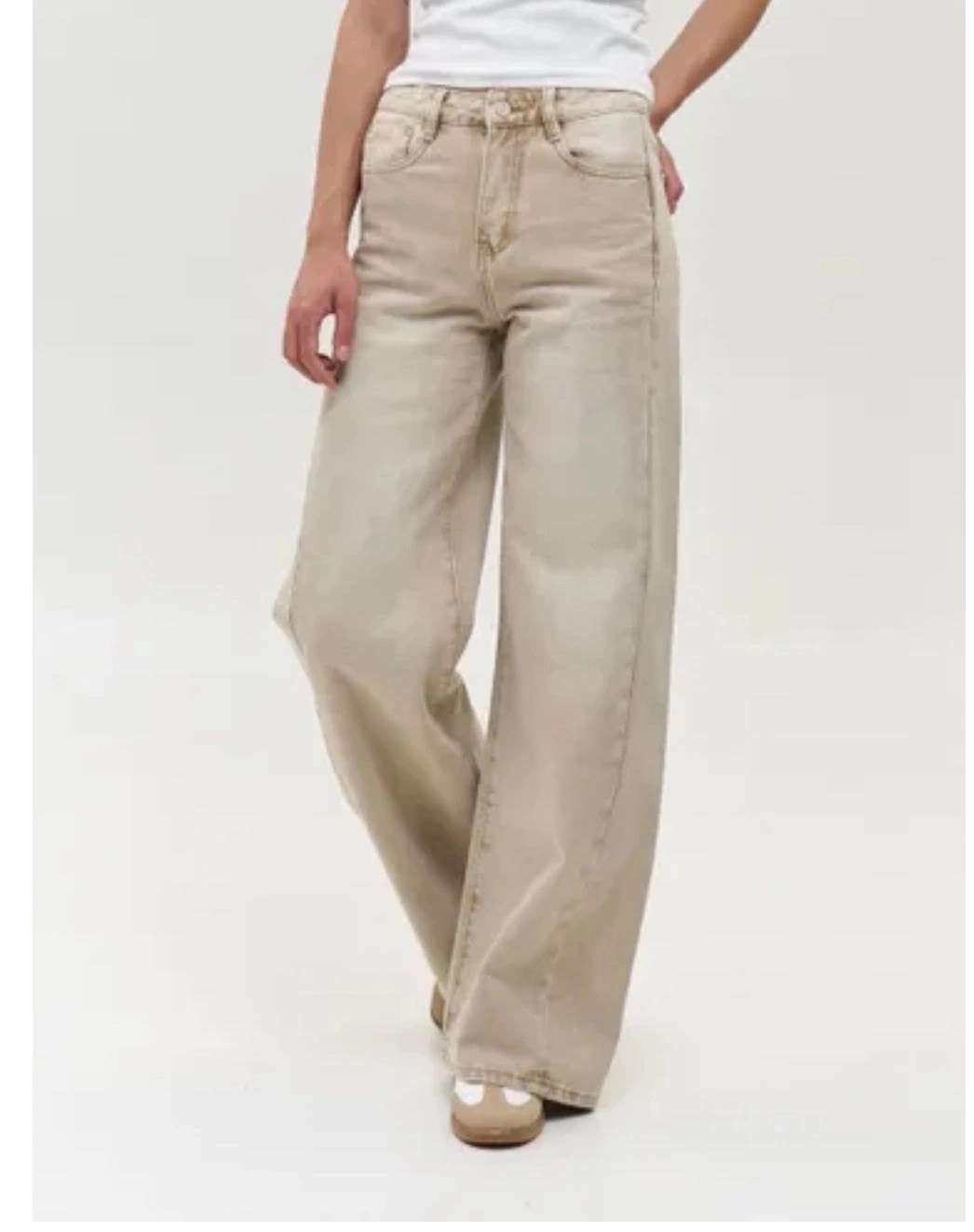джинсы женские бежевые,женские джинсы широкие,свободные джинсы с широкими штанинами next бежевый,широкие джинсы,бежевые джинсы