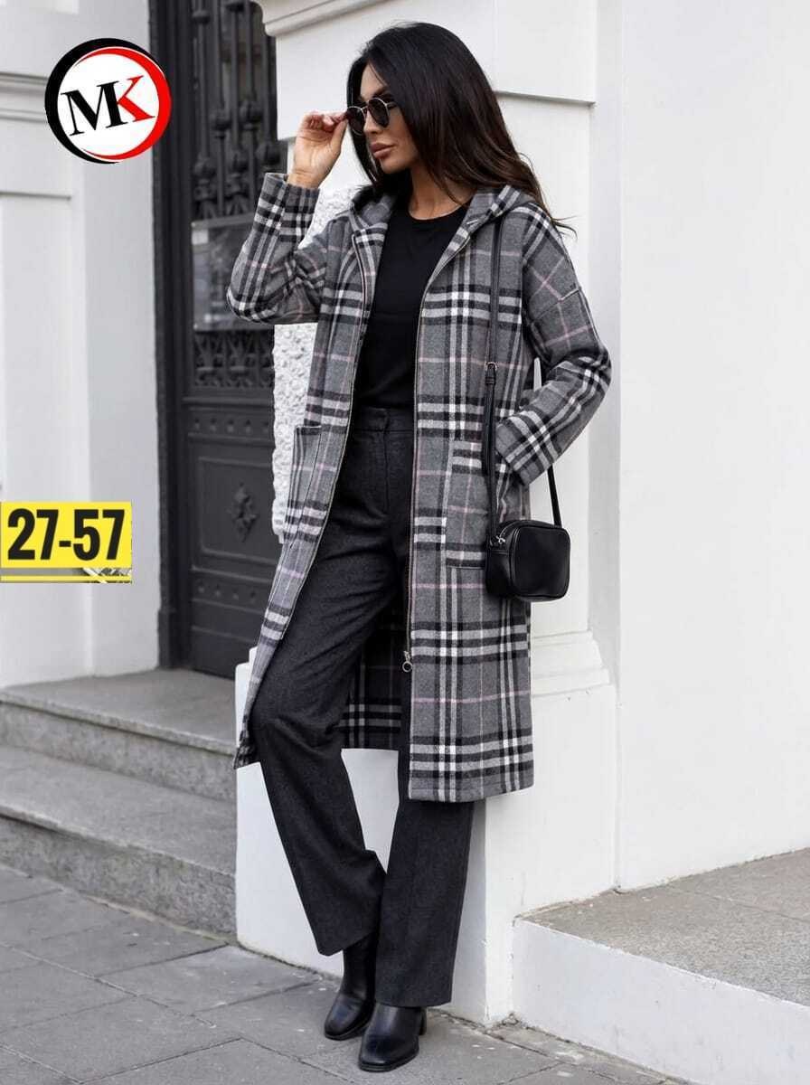 пальто в клетку,пальто модное,женское шерстяное пальто в клетку,пальто в клетку женское,пальто клетчатое