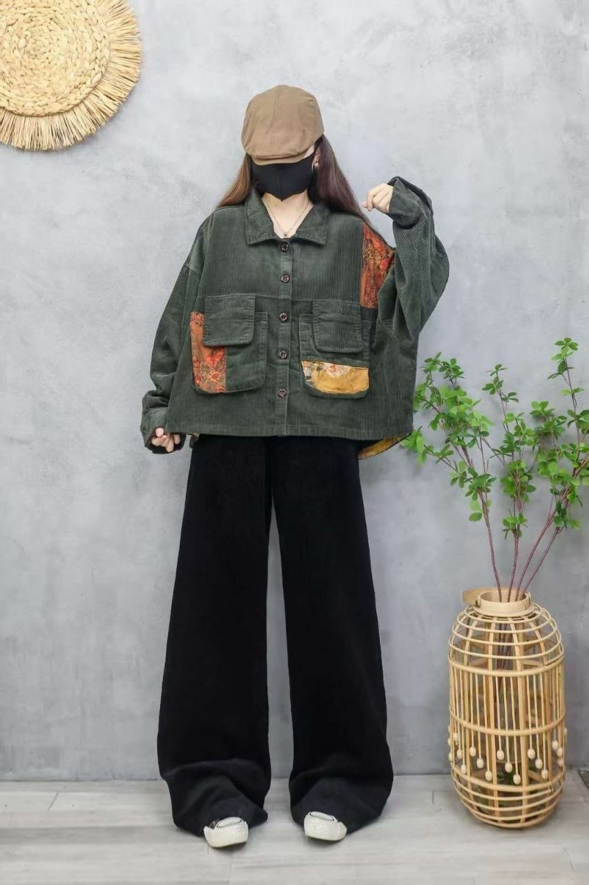 утепленная джинсовая куртка в стиле пэчворк с капюшоном mori kei,куртка фуфайка в стиле бохо вельветовая утепленная оверсайз,куртка в стиле пэчворк,утепленная джинсовая куртка в стиле пэчворк с капюшо