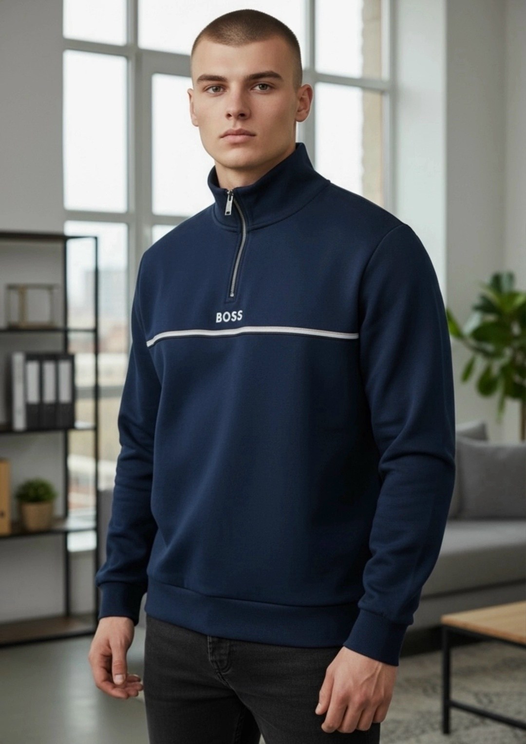 толстовка мужской,boss hugo boss,мужской свитер,модная толстовка,толстовка