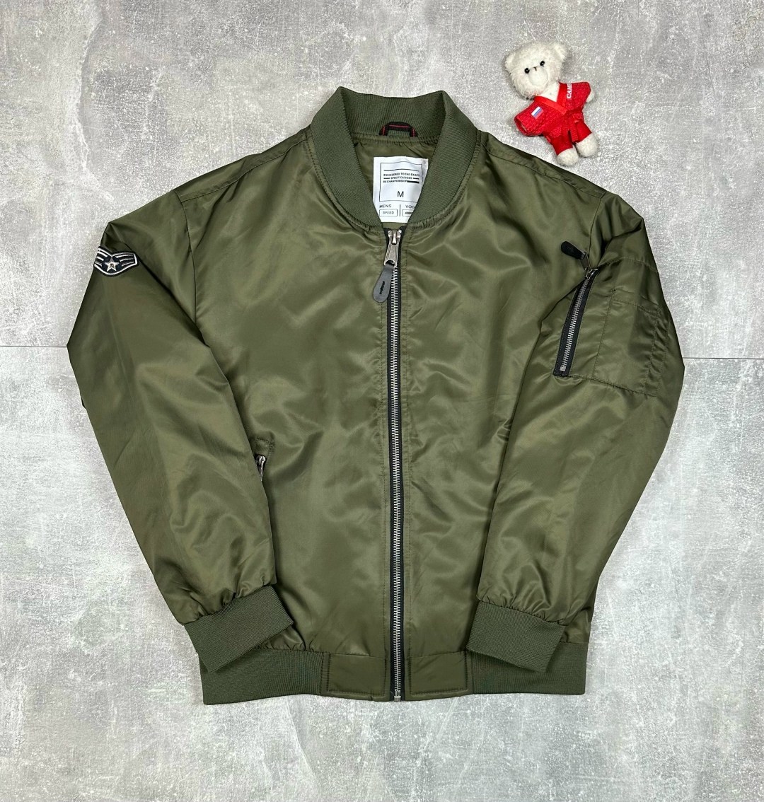 куртка бомбер,мужская куртка-бомбер в стиле милитари,куртка,легкая куртка,демисезонная куртка