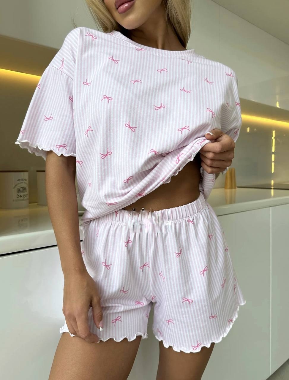 женская пижама с шортами,пижама с шортами и футболкой beamuuur 405777200,женская пижама,пижама комплект,муслиновая пижама с шортами eustera 231658668