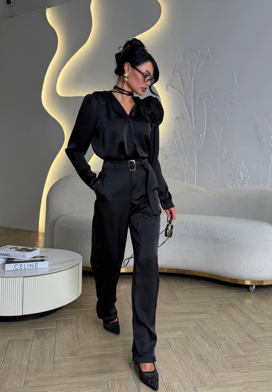 брючный костюм,брючный атласный костюм,атласный костюм,женские костюмы брючные,костюм из атласа брючный
