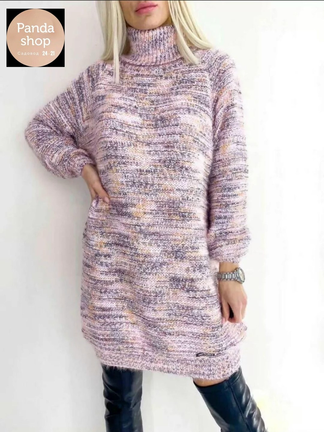 туника свитер оверсайз вязаное теплое niki&anni,туника с горлом,туника вязаная теплая,свитер оверсайз вязаный теплый,туника свитер оверсайз вязаное теплое berlinta