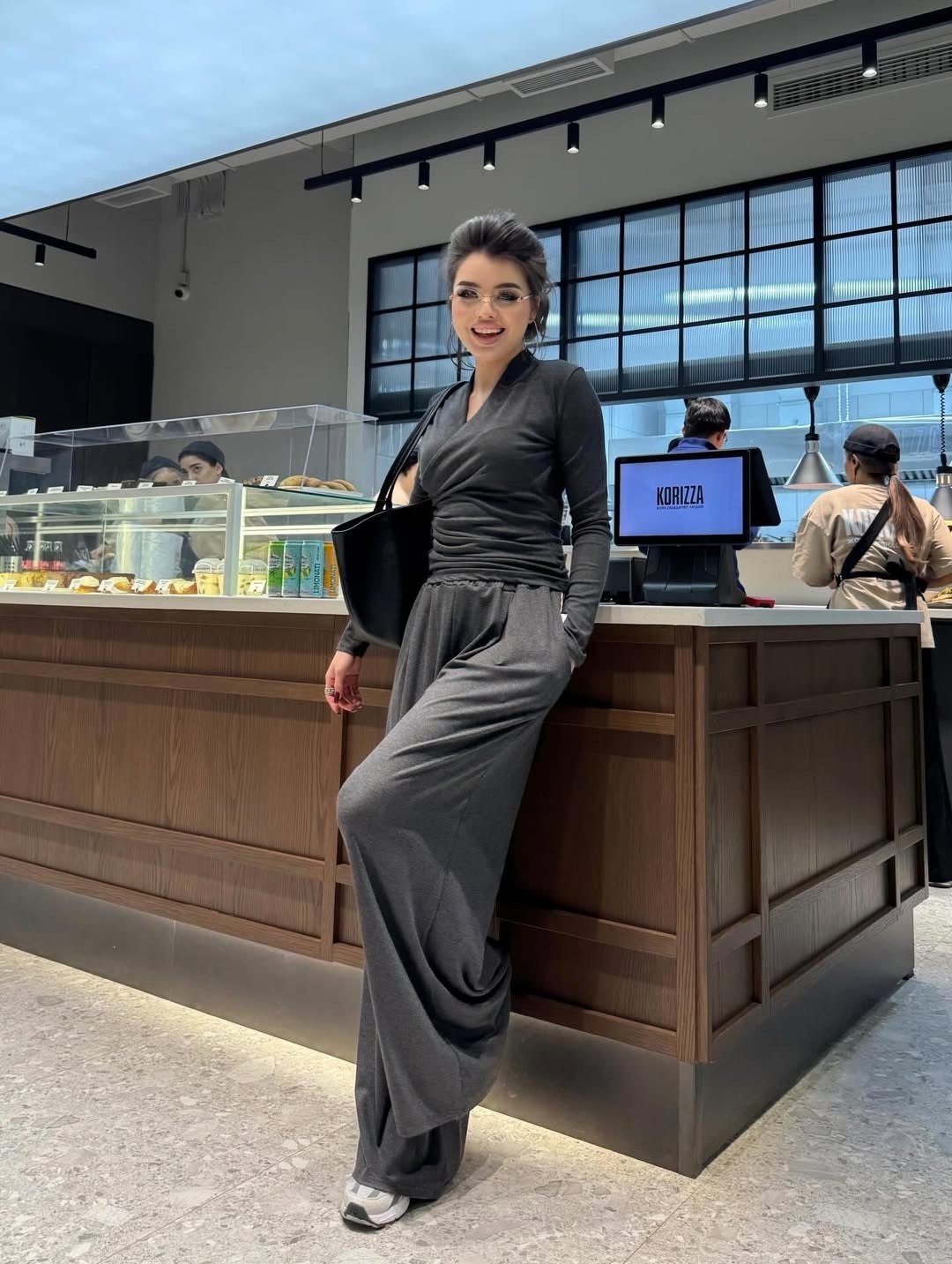 костюм вечерний с брюками палаццо,костюм с брюками палаццо,костюм вечерний с брюками палаццо sweet store цвет графит серый,костюм женский,костюм