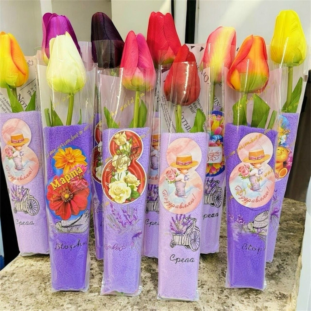 упаковка цветов,букет тюльпан,букет упаковка,букет,пакет для цветов