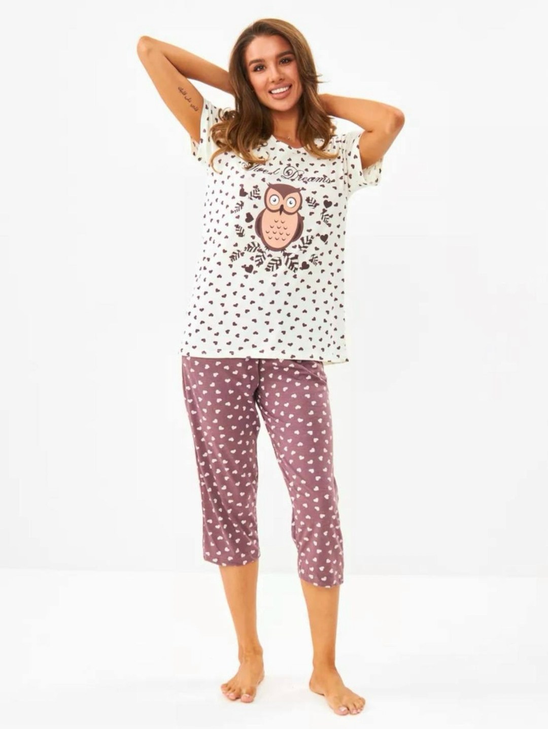 пижама с бриджами домашний комплект samaя,пижама с бриджами домашний комплект,пижама женская с бриджами modaludo 480693580,пижама с бриджами,женская пижама