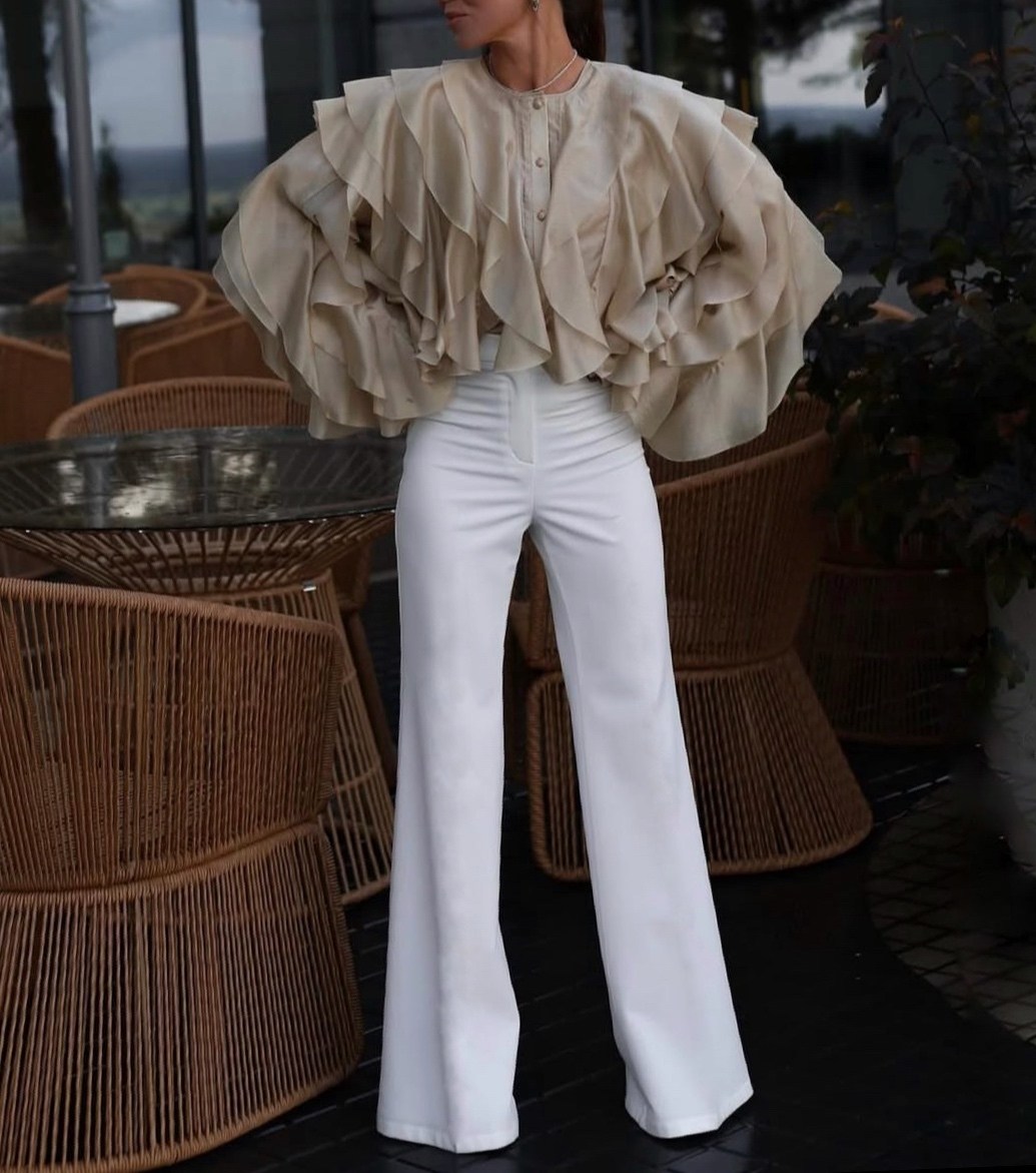 мягкие восковые широкие брюки из 100% кашемира,брюки клеш,стильные наряды,широкие брюки женские