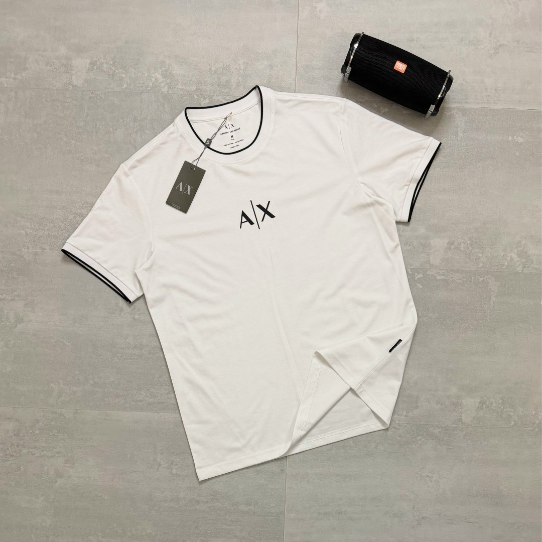 футболка armani exchange,футболки мужские белые,мужская футболка,футболки для мужчин,футболки белые
