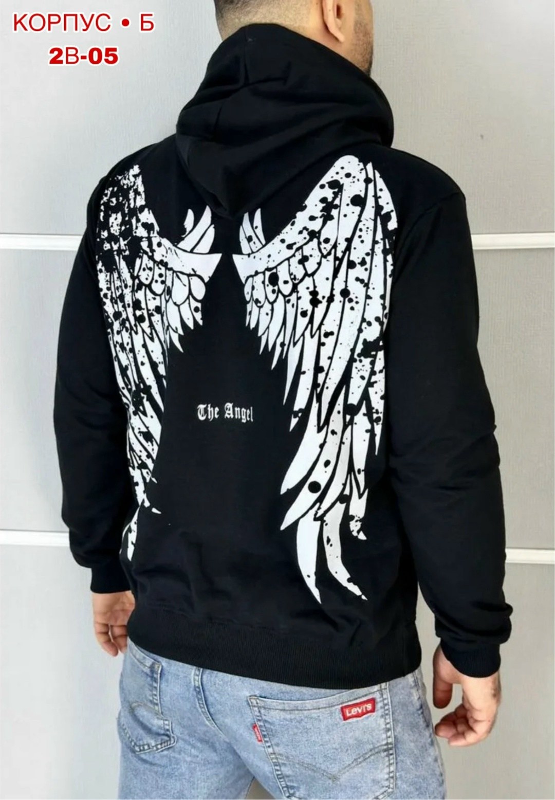 толстовка с капюшоном,мужская толстовка с капюшоном,толстовка мужская,толстовка с крыльями на спине,мужская толстовка с принтом крыльев ангела