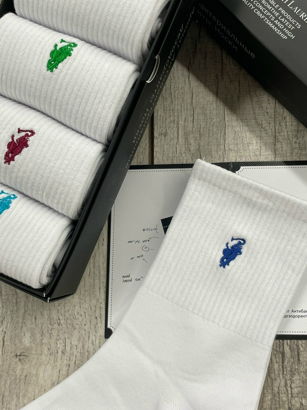 носки набор 6 пар polo ralph lauren,комплект белых носков 6 пар ароматизированные polo ralph lauren,носки мужские,носки мужские 10 пар,комплект носки мужские
