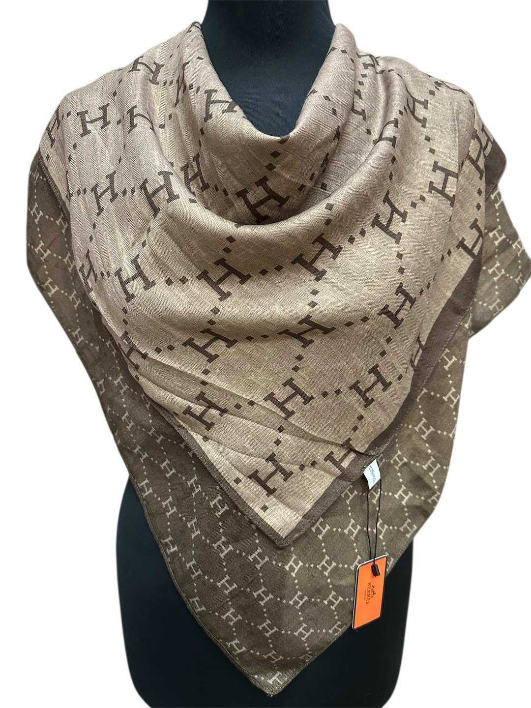 серый платок луи виттон,палантин женские,кашемировый платок,платки шарф,платок луи виттон