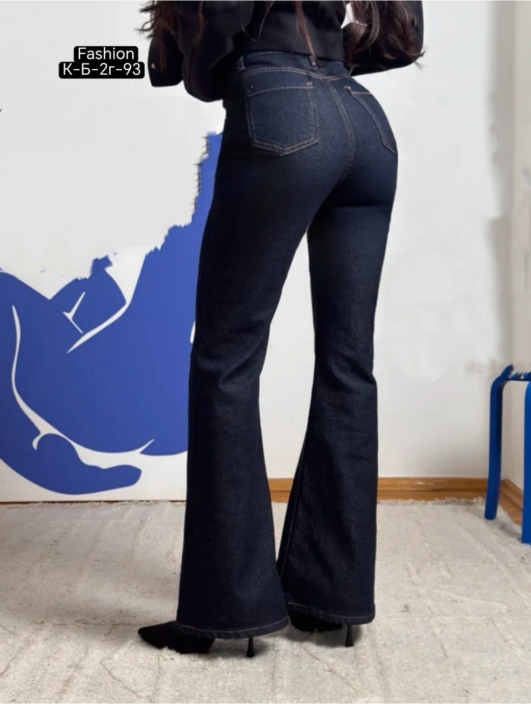 женские джинсы,джинсы женские клеш,джинсы клеш,джинсы клеш bootcut широкие от колена promолодость 500102032,джинсы женские с высокой талией