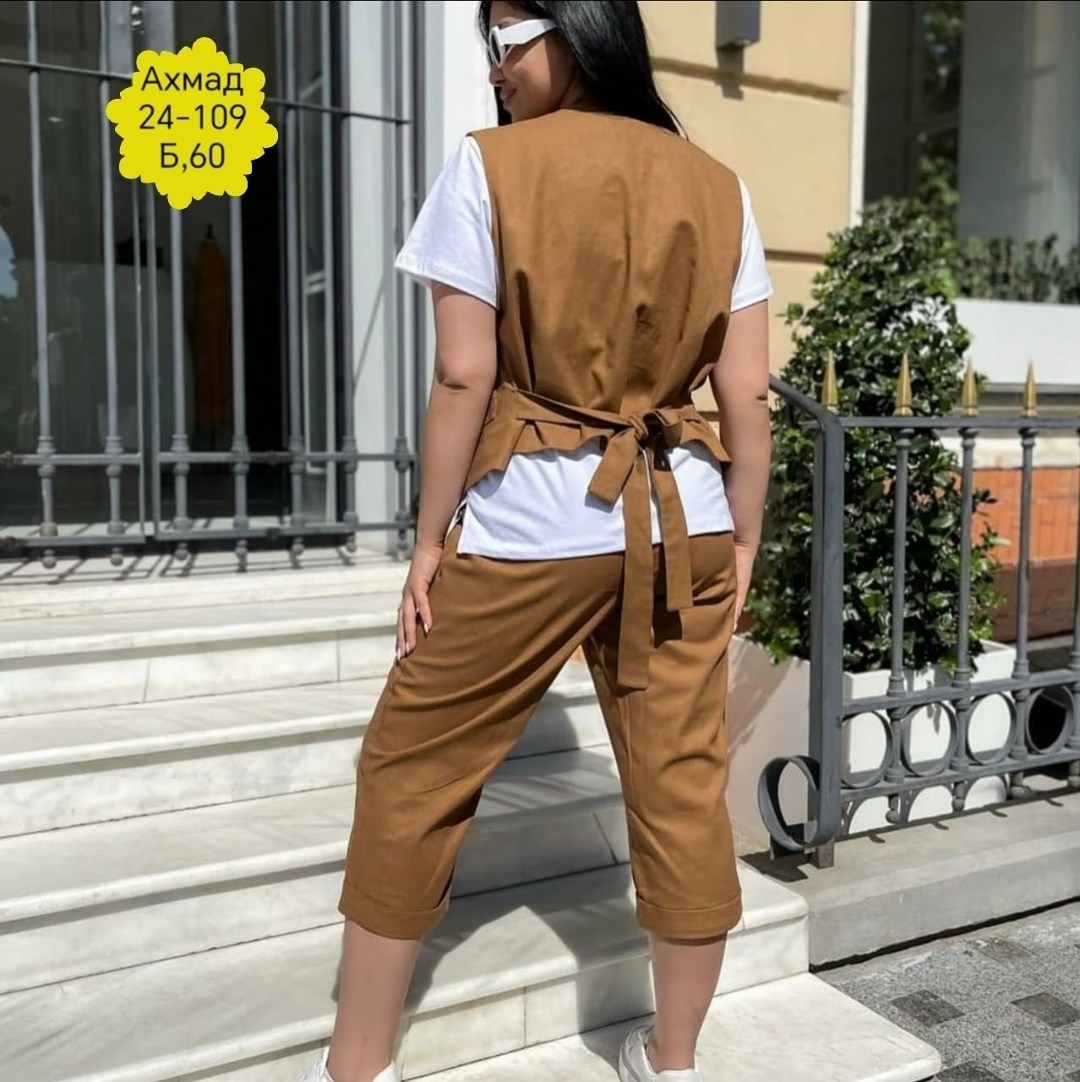 костюм двойка женский летний,костюм двойка с жилеткой,костюм женский тройка,костюм повседневный,костюм двойка женская