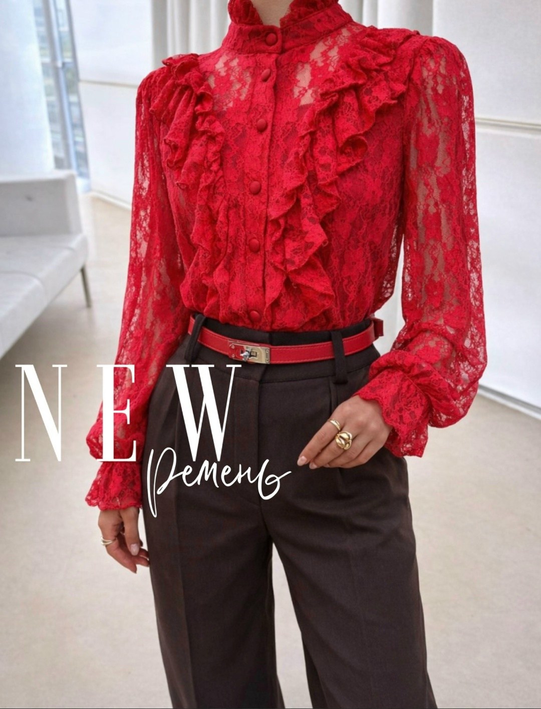 блузка с оборками,стильная блузка,кружевная блузка,женская блузка,блузка с высоким воротником