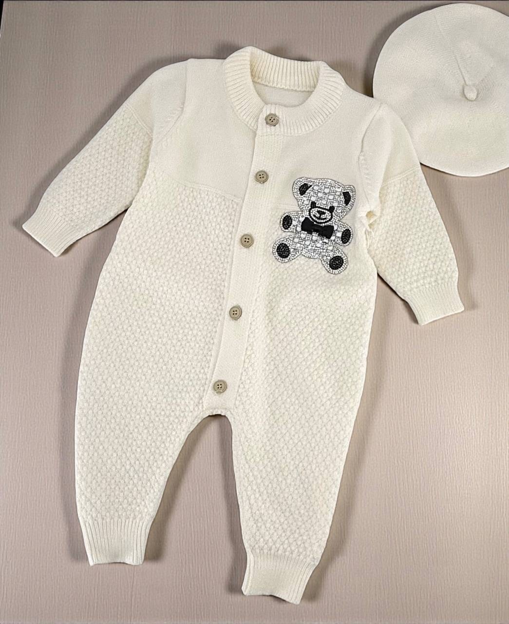 вязаный комплект для малыша,одежда для новорожденного,вязаные комплекты,комплект для малыша,