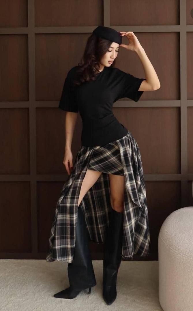 клетчатая юбка накидка килт emberens,юбка в клетку,юбка стильная,клетчатая юбка,юбка модная