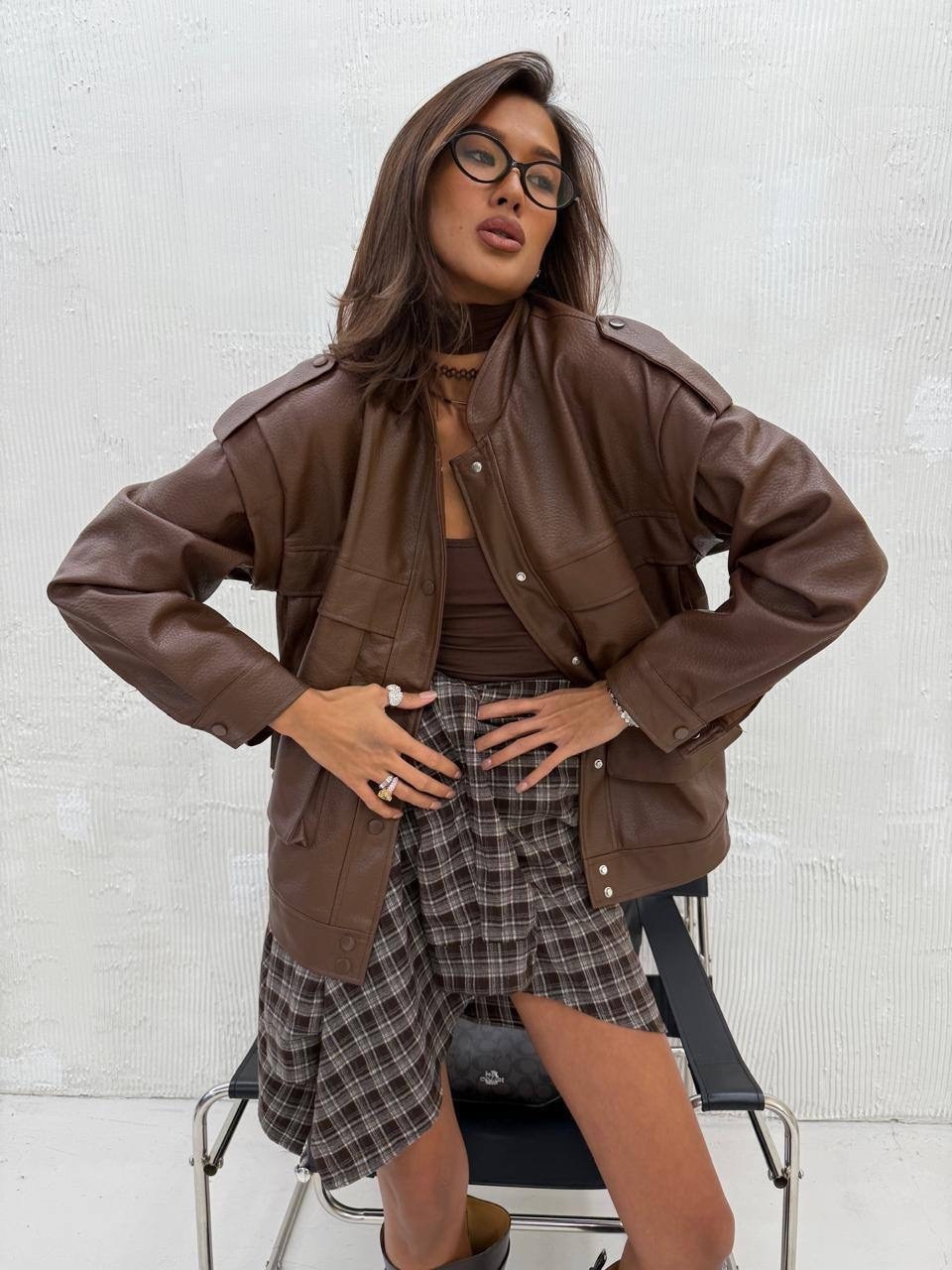 куртка из искусственной кожи pull & bear темно-красный,кожаная куртка,легкая куртка,женская кожаная куртка,женская куртка